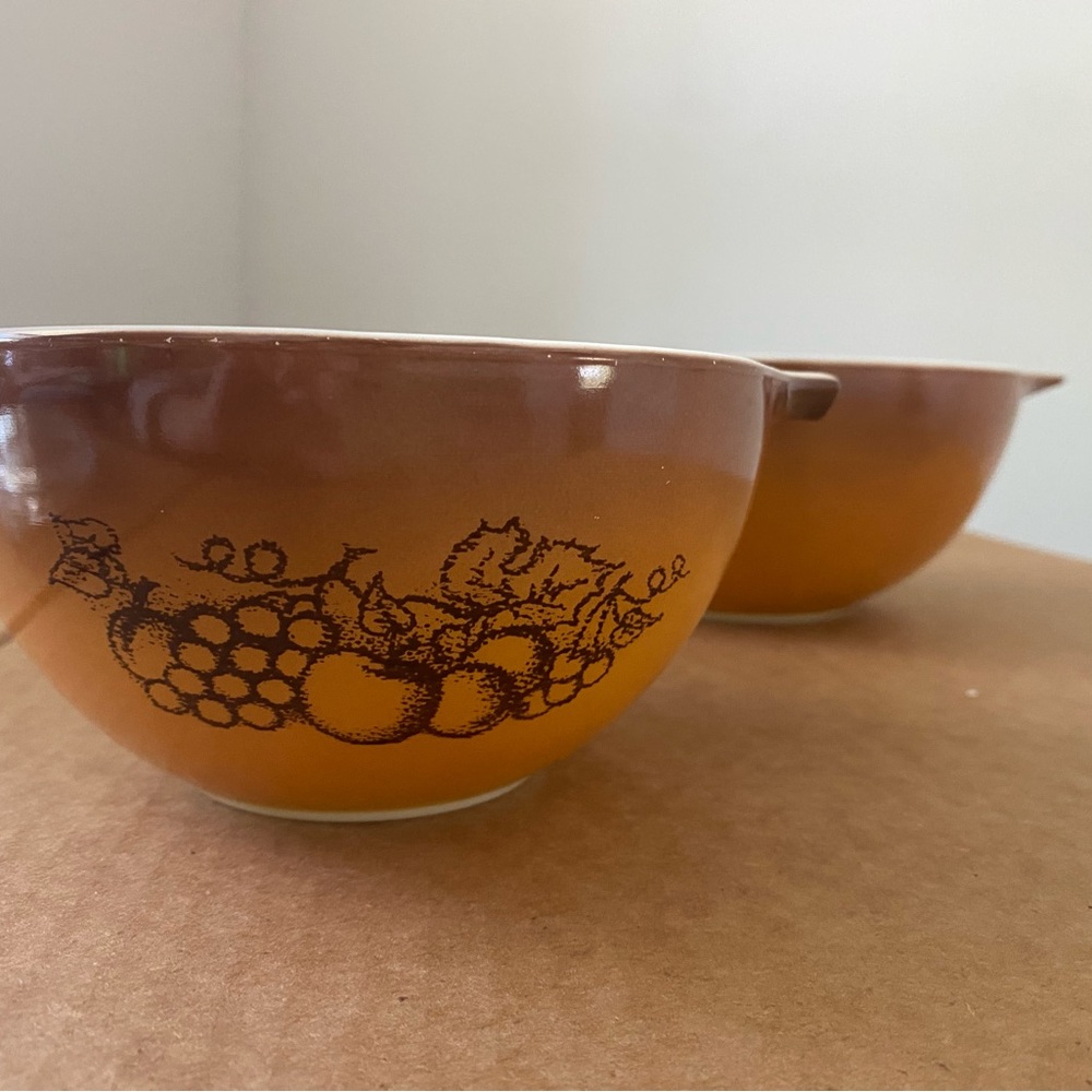 Pyrex Cinderella Old Orchid Mixing Bowls